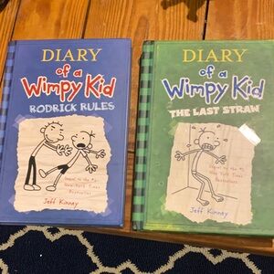 Diary of a Wimpy Kid Book Set - Blue and Green Covers